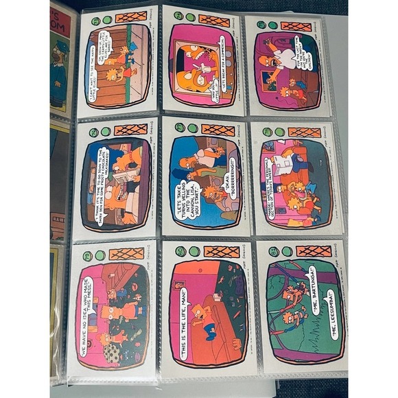 NEW - 1990 The Simpsons Topps Trading Cards - Complete Set - Picture 2 of 10
